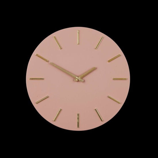Horloge murale Mica Decorations Brixen - Ø 36 cm - Rose