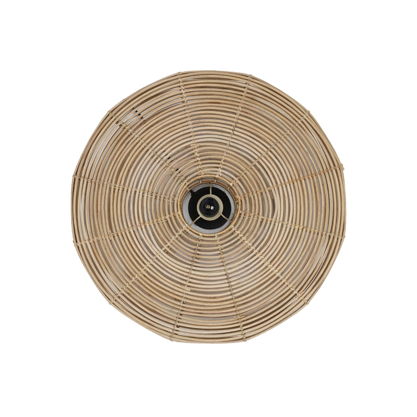 Applique murale Mataka de Light & Living – Ø 60 cm – Rotin tressé, couleur naturel/marron – Applique murale ronde moderne pour un effet lumineux chaleureux – Source lumineuse non incluse – Douille E27