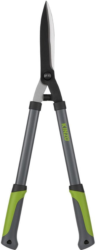 Taille-haie télescopique Kinzo 65-85 cm – Taille-haie manuel avec revêtement antiadhésif – Sécateur ergonomique – Outil de taille léger pour haies et arbustes