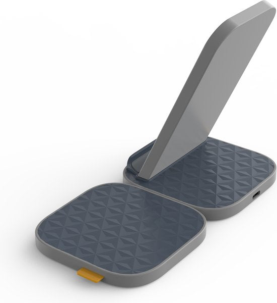 Xtorm 15W iPhone Charger with Charging Stand / Wireless Charger iPhone / Wireless Charger - Chargeur sans fil - Convient à iPhone 15 / Apple Charger / iPhone Charger Wireless - Gris