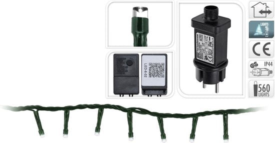 Lumières LED de noël - Nampook - Avec contrôle sur l'Application - 11 mètres - 560 led