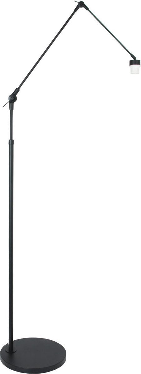 Prestige Chic Lampadaire moderne - 1-lumière - Orientable, inclinable et extensible jusqu'à 250 cm - E27 - 35x100 cm - Salon/Bureau - Noir mat