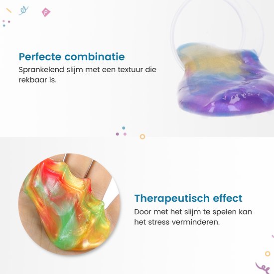 Partizzle 24x Galaxy Slime Pack - Universe Astronaut Handout Gifts - Grabbelton Making Slime Toys - Treat Gifts for Kids - Coloured