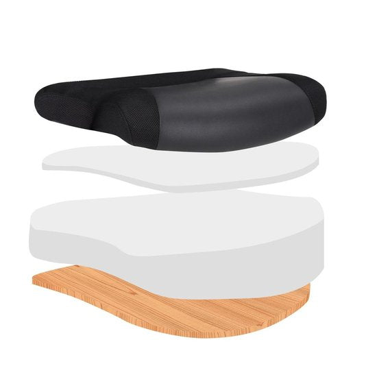 VEEHAUS Chaise de bureau en maille noire
