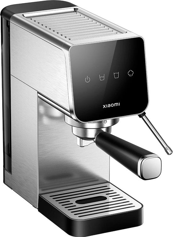 Machine à expresso semi-automatique Xiaomi | Machine à expresso | Pression de pompe de 20 bars | 1 350 W | Réservoir d'eau de 0,9 L | Mousseur à lait en acier inoxydable | 1 ou 2 tasses | Compacte
