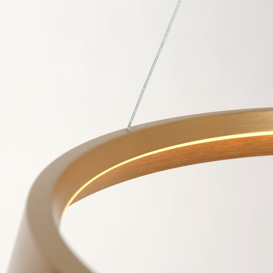 Steinhauer - lampe suspendue - Ringlux - or - métal - Ø 60cm - LED - 3692GO
