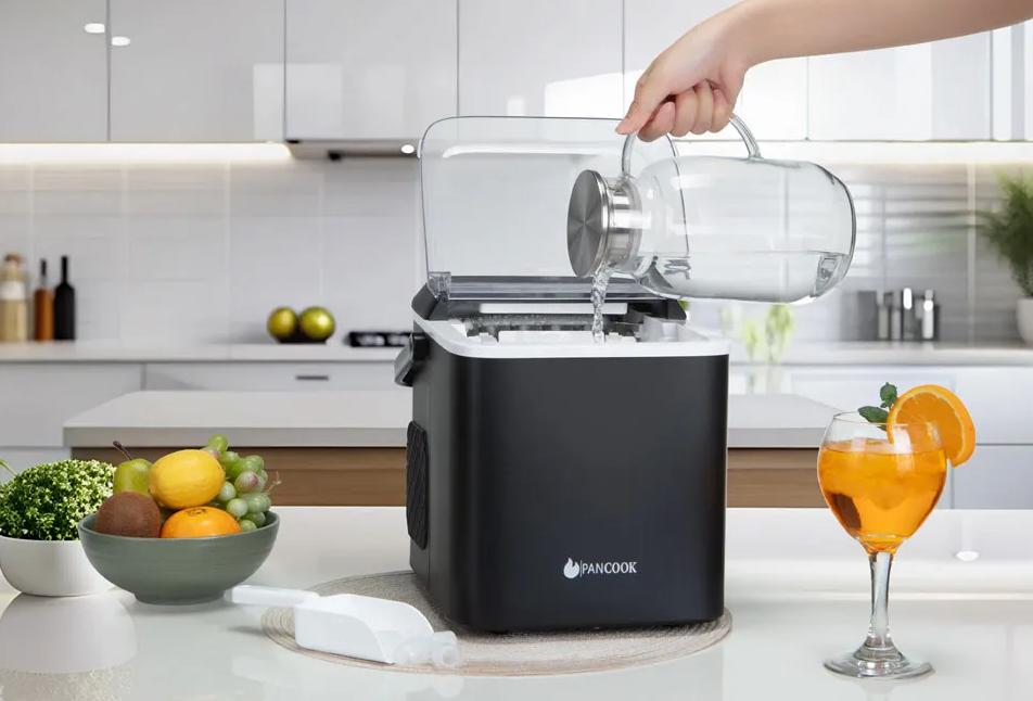 Machine à glaçons Pancook pour des boissons délicieusement rafraîchissantes - Noir