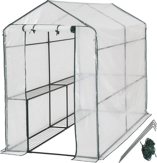 Tectake - Serre de jardin 186x120x190 cm - art no 401861