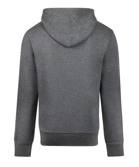 Sweat à capuche graphique McGregor Hommes Gris foncé mélangé - Taille L, 100% coton