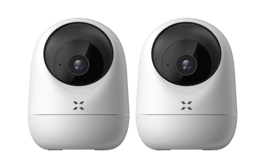 2x Xenon Smart Indoor Camera - 3 MP X7207 - sans fil - compatible avec les applications - vision nocturne et détection de personnes