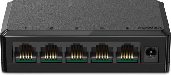 Strex Network Switch - 1000Mbps - Non géré - Commutateur Internet - 5 Ports