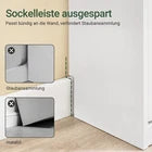 SoBuy Armoire à chaussures étroite avec 2 abattants - Benne à chaussures noire FSR78-L-W 75 x 24 x 96 cm