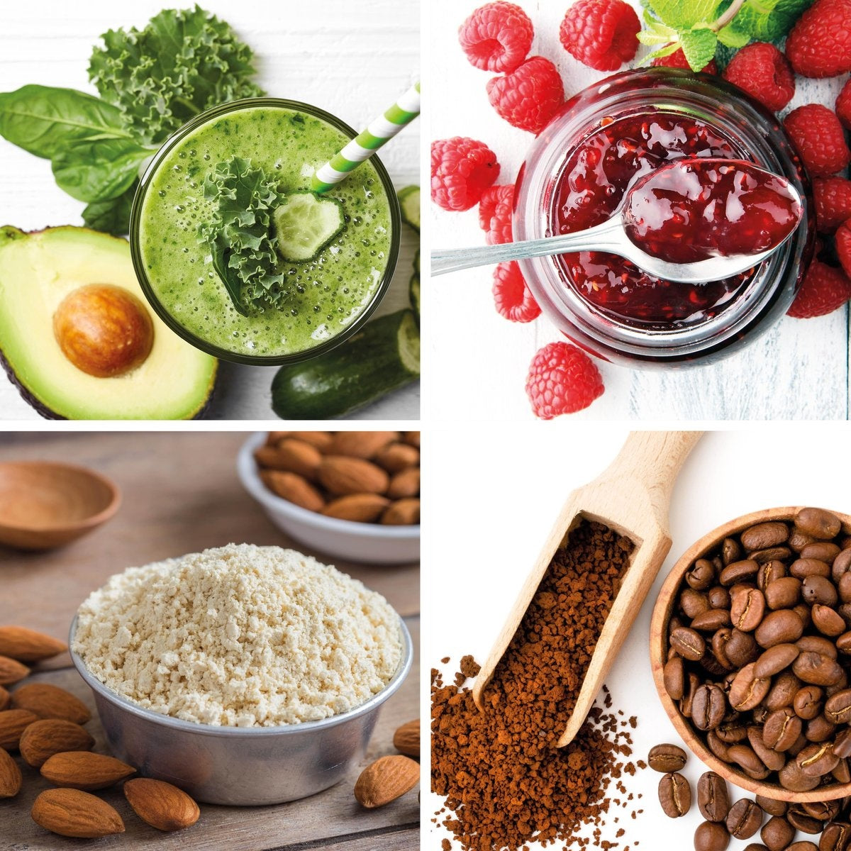 Mixeur Smoothie - KitchenBrothers - 13 Pièces - 4 Gobelets - 350W - acier inoxydable