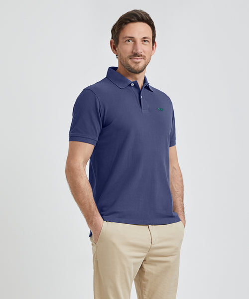 Polo McGregor Classic Hommes - Bleu Vintage - XL