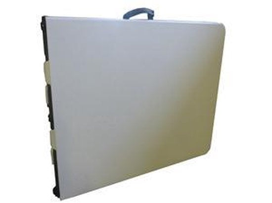 Table de travail - Lifetime - de buffet - 180 cm - pliable comme une valise - blanc