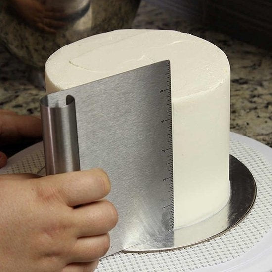 COOCK - Grattoir à pâte en acier inoxydable - Grattoir à pâte - Coupe-légumes - Couteau à pizza - Coupe-pâte - Grattoir pour gâteaux et tartes