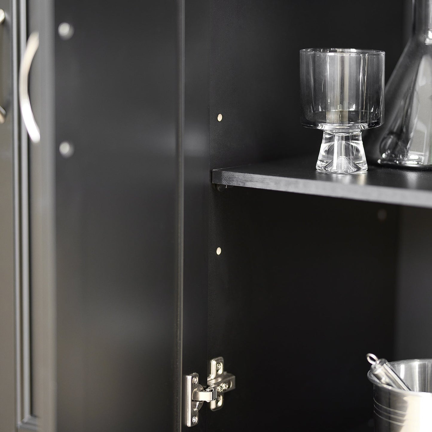 SoBuy - Ilot de cuisine avec plan de travail extensible - 115x92x46-71 cm - Noir