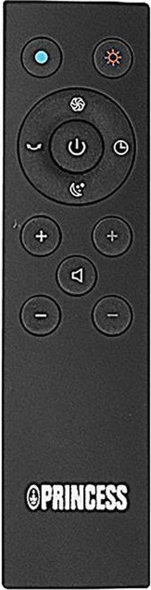 Ventilateur colonne Princess 348700 - Colonne de chauffage et de refroidissement intelligente – Conception 2-en-1 - Contrôlé par application – Fonction minuterie - 102 cm - Noir