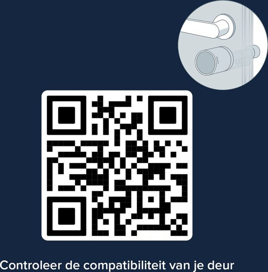 Netatmo Electric Door Lock - Serrure de porte intelligente - 3 clés - clés intelligentes - clé NFC - partage d'accès - Apple Homekit - Silver
