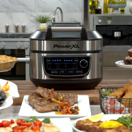 Multicuiseur Power XL – Cuiseur 12-en-1 avec fonction AirFryer – pour frire, cuire, rôtir et comme grill électrique - Édition vente par correspondance