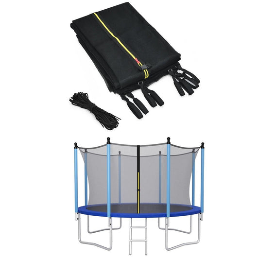 Filet de sécurité pour trampoline de jardin - Coast - Ø366 cm - Noir