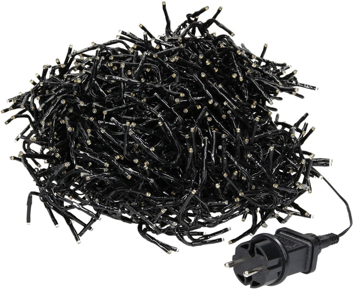 Guirlande de Noël - 11 mètres - microcluster - 1512LED - Pour l'intérieur ET l'extérieur