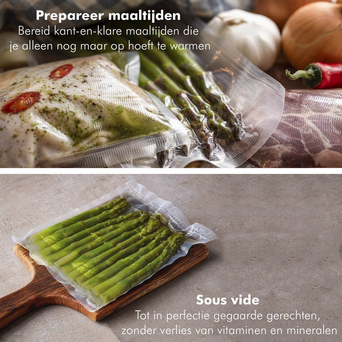 Solis Vac Quick 576 Machine à sceller sous vide avec raccord de tuyau - Blanc