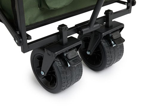 909 Chariot d'extérieur - Pliable - Capacité de charge maximale 80 KG - 100x57x99cm - Vert