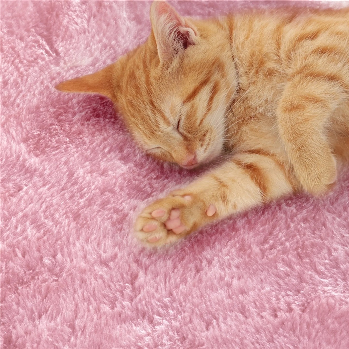 Yaheetech Cat Post XXL avec 3 plateformes d'observation - équipé de 2 maisons pour chats et de 3 griffoirs et d'un dispositif anti-fugue - pour les foyers avec plusieurs chats - peluche rose et sisal - 54 x 54 x 178 cm