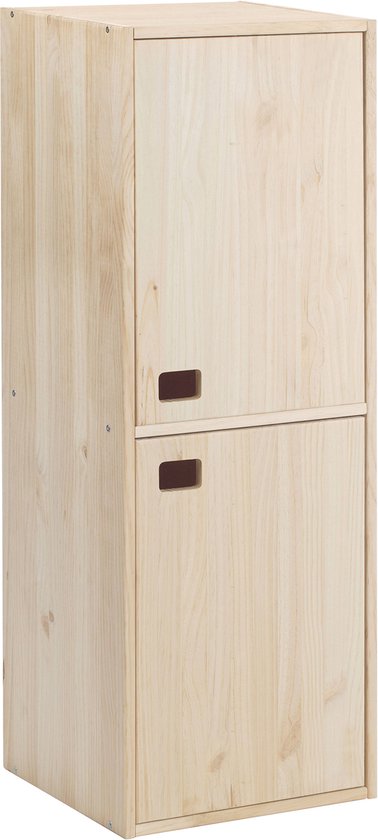 Astigarraga Armoire murale avec portes - Pin PEFC - 105x37cm