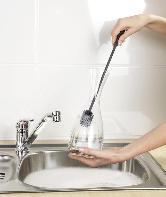 Brosse à bouteille en silicone Wenko, 38 cm