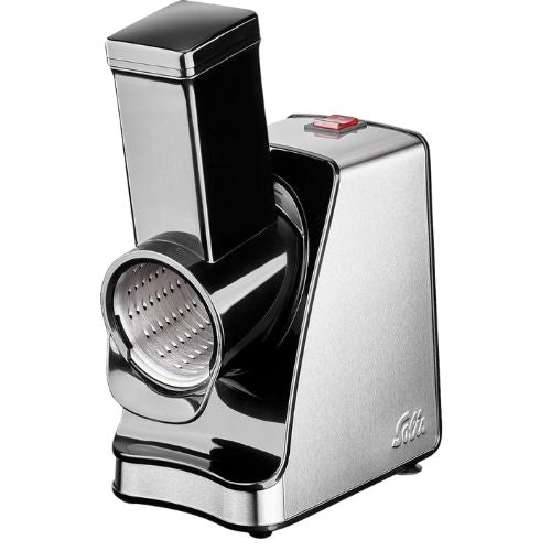 Râpe Multifonctionnelle Solis Slice & More 8401 Hache, Moud et Râpe avec 5 Tambours de Coupe