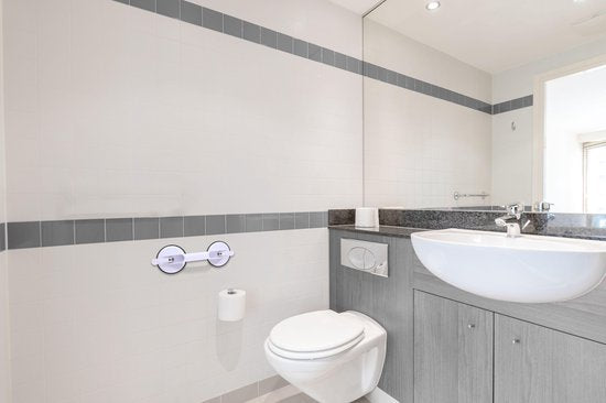 Vivamore Poignée d'équilibre - Avec ventouses - Pour personnes âgées et handicapées - 33cm