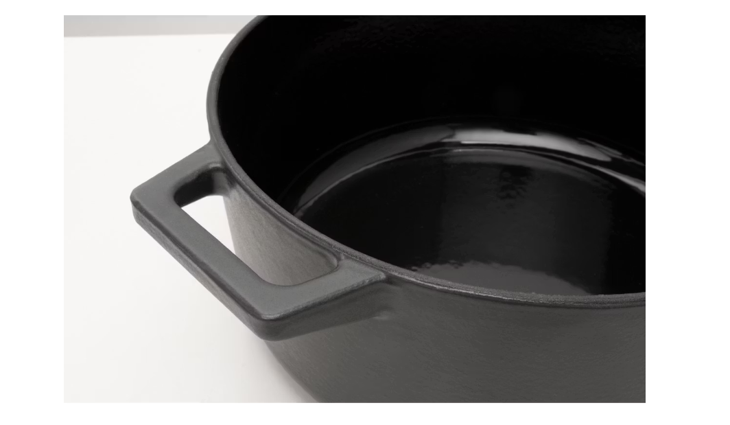 BORETTI Solido - Fonte - Casserole avec couvercle - 26 cm - 5,8 L