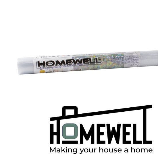 Homewell Film pour fenêtre HR++ 45x300cm - Solaire et isolant - Statique - Éclats arc-en-ciel