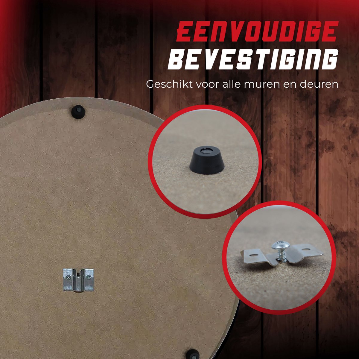 WINDSOR Dartboard - avec fléchettes et accessoires - Sisal - Dartboard - Knight 3