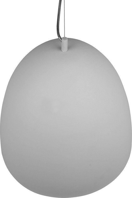 Reality - Suspension LED - Luminaire suspendu - Douille E27 - 1 source lumineuse - Ronde - Grise - Aluminium