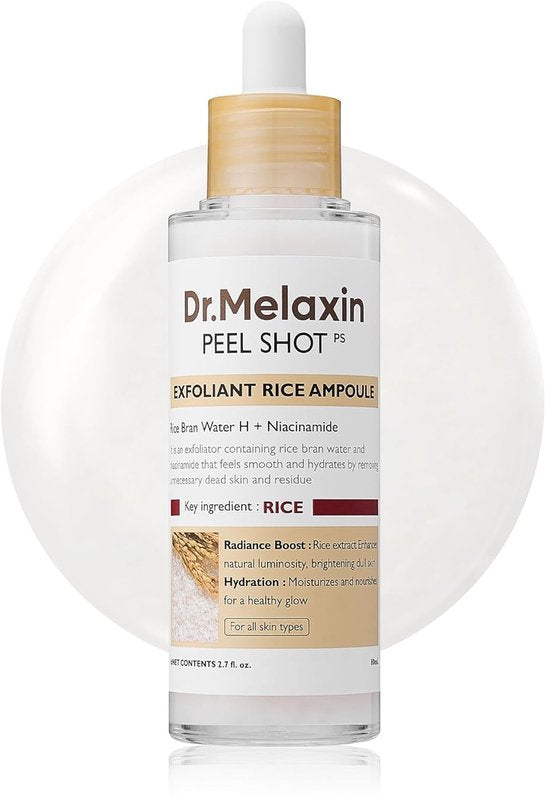 Dr. Melaxin - Peel Shot Exfoliant Ampoule au riz blanc - 80 ml