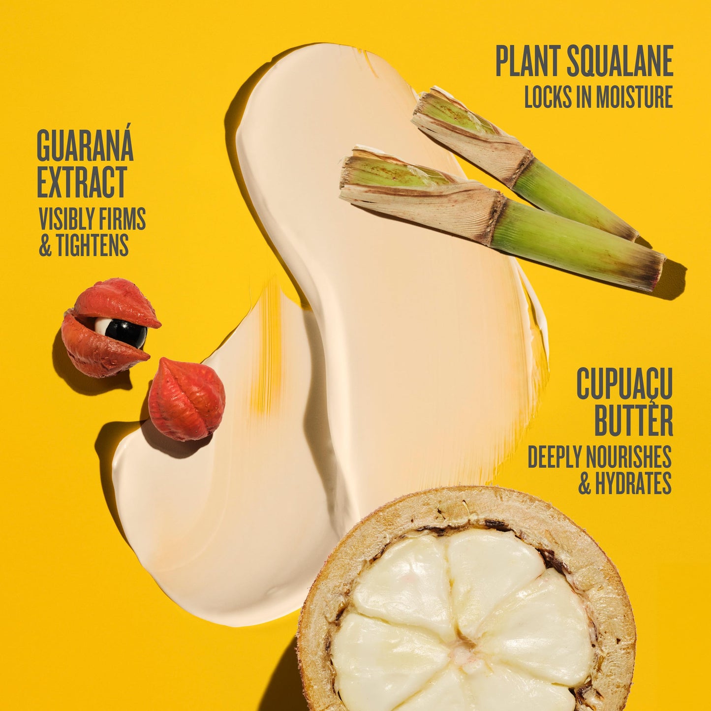 Crème pour le corps Sol de Janeiro - Hydratante - Format voyage - Cheirosa62 - MicaGlow - 75 ml - Jaune