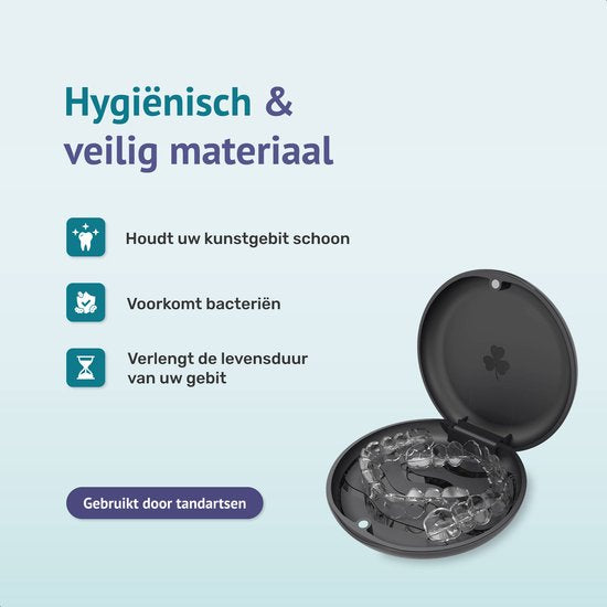 Alyze Plateau pour prothèses dentaires - Noir - Pour prothèses dentaires - Appareil dentaire - Dentures - Plateau - Plateau pour prothèses dentaires