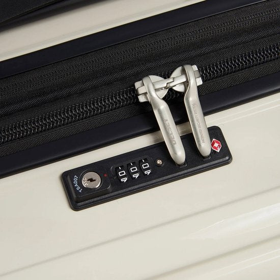 Delsey Shadow 5.0 Trolley 66 extensible ivoire