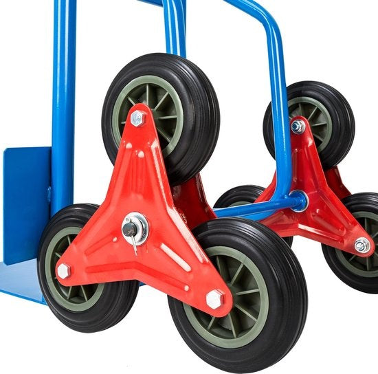 TecTake - chariot d'escalier - bleu - jusqu'à 100 kg - 402451