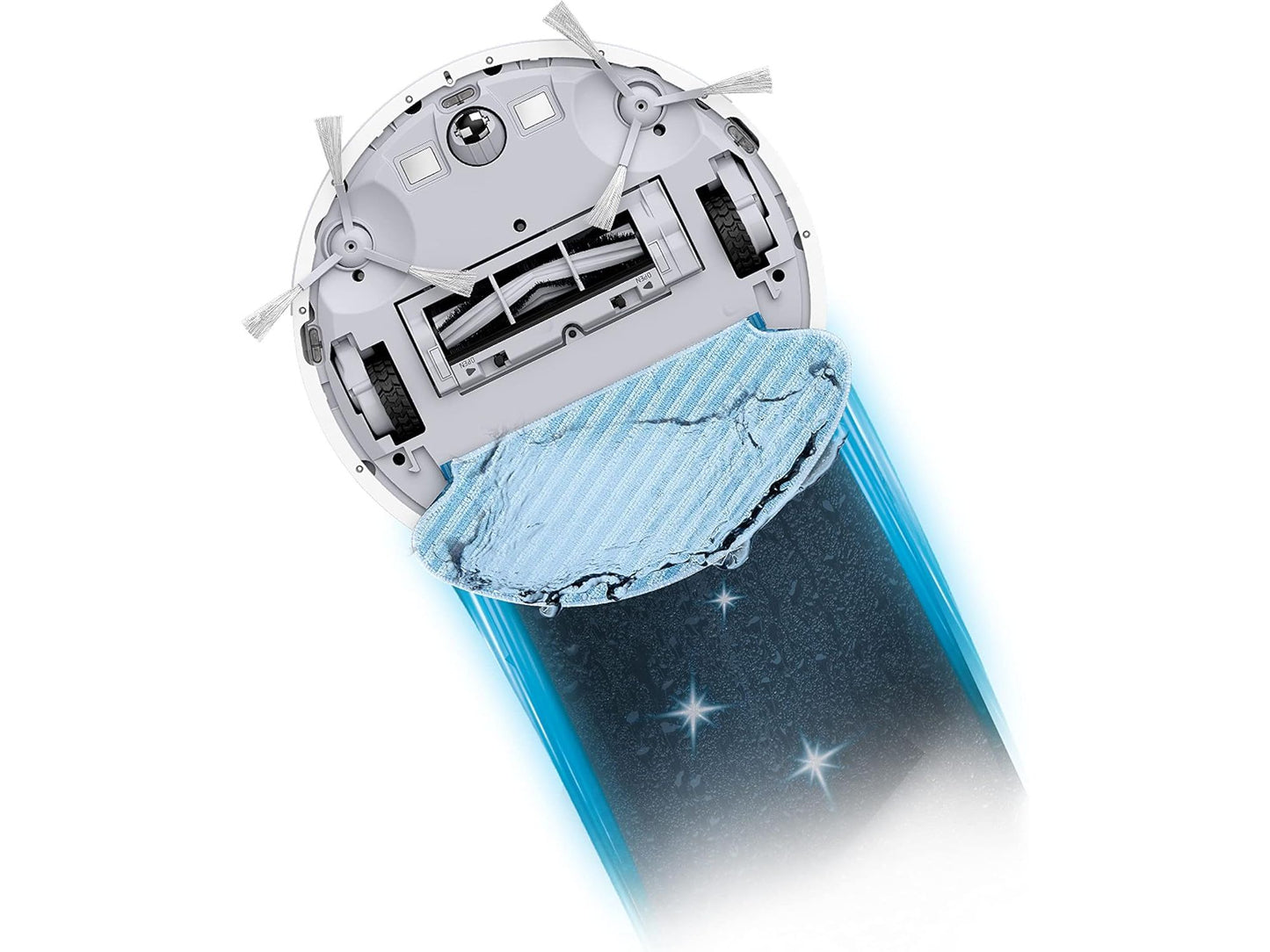 Aspirateur robot Rowenta X-Plorer Series 60 RR7437 – 2-en-1 avec fonction de lavage et navigation intelligente – Noir