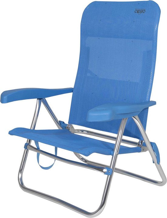 Crespo - Chaise de plage - AL/205 - Bleu