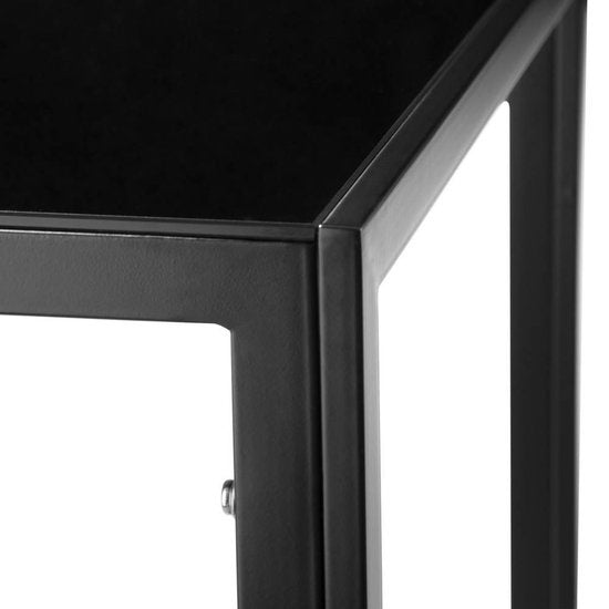 TecTake - Groupe de salle à manger Berlin 4+1 noir - 402837