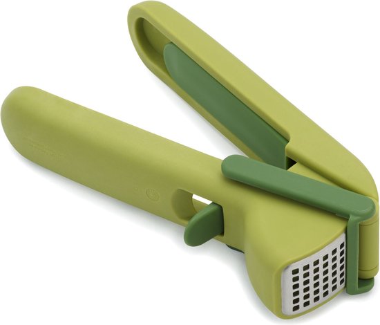 Presse-ail Joseph Joseph CleanForce – avec outil de nettoyage – Lavable au lave-vaisselle – Vert