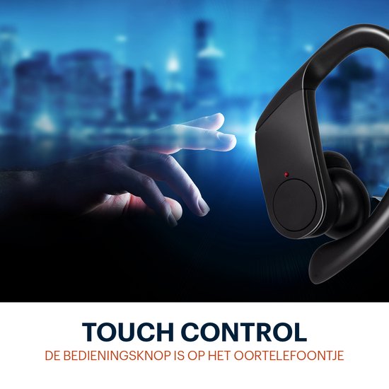 Grundig Wireless Bluetooth Earbuds - Écouteurs sans fil True Wireless - Écouteurs avec jusqu'à 30 heures d'autonomie - Chargement rapide USB-C - Ajustement confortable - Noir