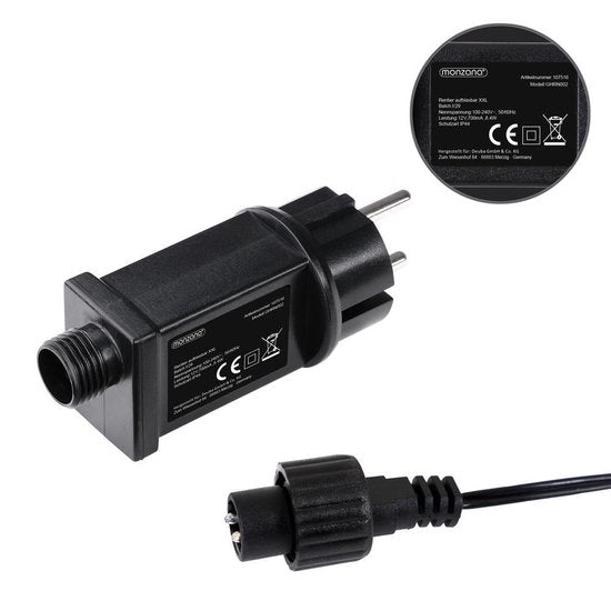 Renne autogonflant XL - 180 cm 6 LED incluses