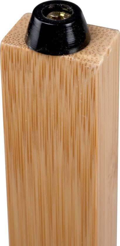 alpina Support de salle de bain - 5 couches - Bois de bambou écologique - Meuble de salle de bain - Serviettes, shampoing et après-shampoing