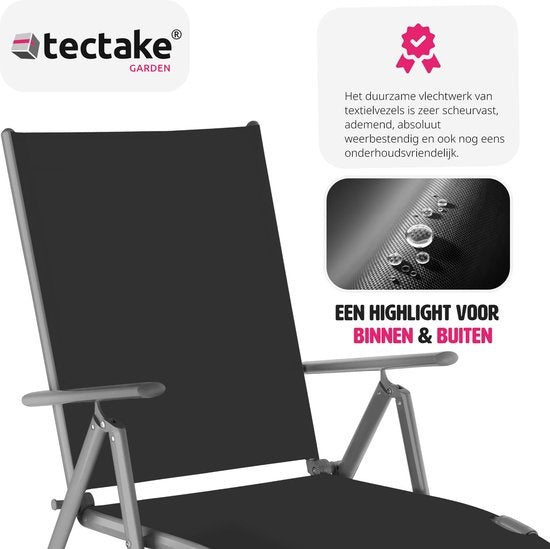Bain de soleil bain de soleil Marisol - dossier réglable - gris foncé - 403258